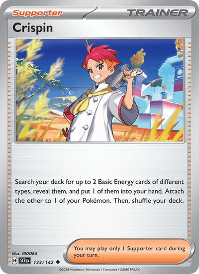Crispin 133/142 Uncommon Stellar Crown Pokemon Near Mint
