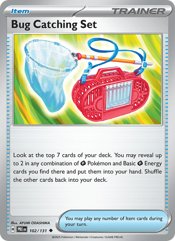 Bug Catching Set 102/131 Uncommon SV: Prismatic Evolutions Pokemon Near Mint