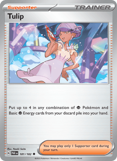 Tulip 181/182 Uncommon Paradox Rift Pokemon Near Mint
