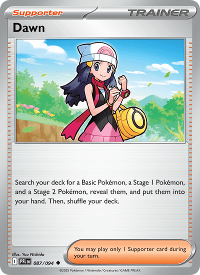 Dawn 087/094 Uncommon Phantasmal Flames Pokemon Near Mint