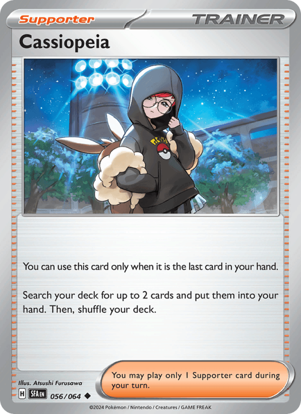 Cassiopeia 056/064 Uncommon Shrouded Fable Pokemon Near Mint