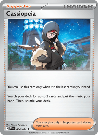 Cassiopeia 056/064 Uncommon Shrouded Fable Pokemon Near Mint