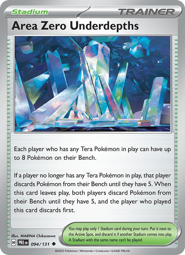 Area Zero Underdepths 094/131 Uncommon SV: Prismatic Evolutions Pokemon NM