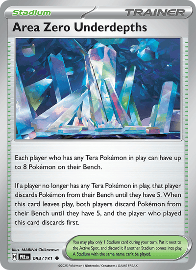 Area Zero Underdepths 094/131 Uncommon SV: Prismatic Evolutions Pokemon NM