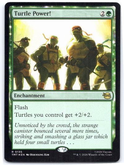 Turtle Power! 0135 Teenage Mutant Ninja Turtles Magic: The Gathering Foil NM