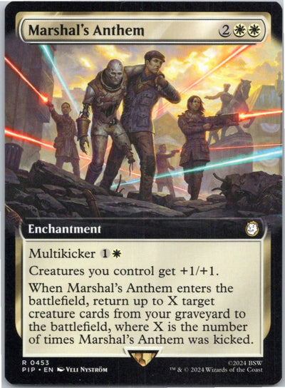 Marshal's Anthem (Extended Art)Universes Beyond: Fallout Magic: The Gathering NM
