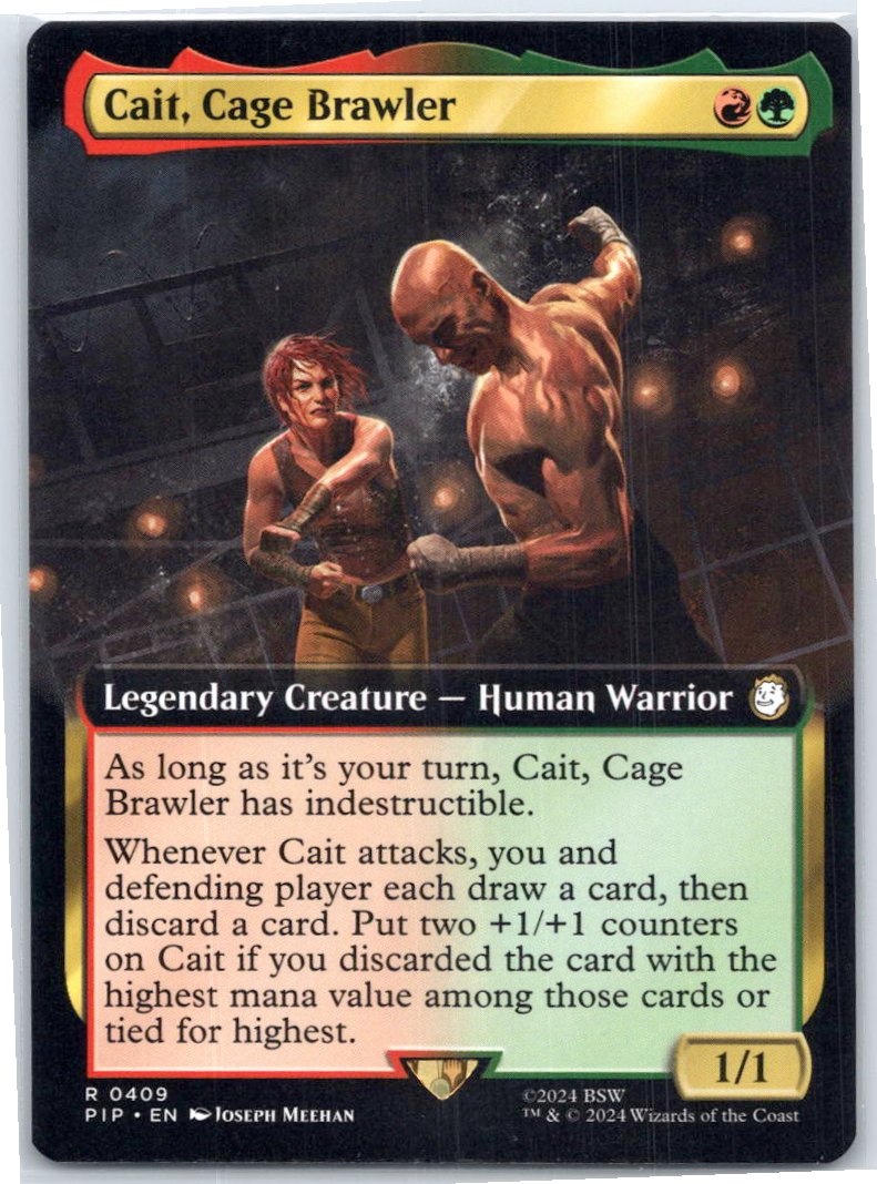 Cait, Cage Brawler Universes Beyond: Fallout Magic: The Gathering NM