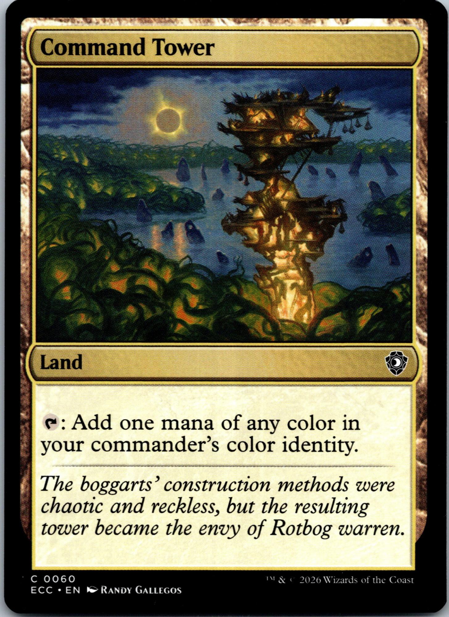 Command Tower (0060) 60 Commander: Lorwyn Eclipsed Magic: The Gathering NM