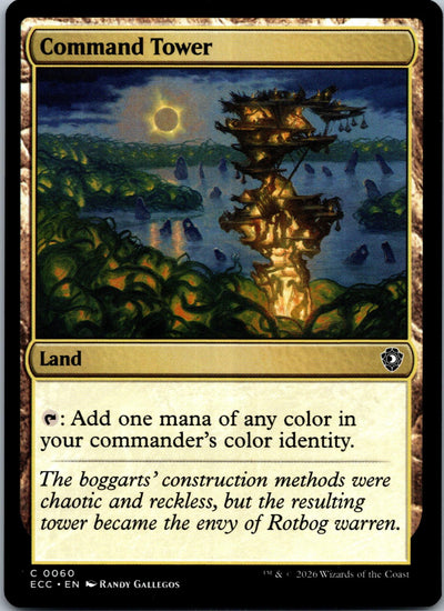 Command Tower (0060) 60 Commander: Lorwyn Eclipsed Magic: The Gathering NM