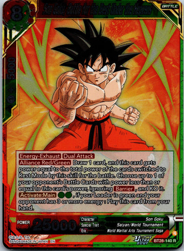 Son Goku, Battle for the Best Under the Heavens Ball Super NM