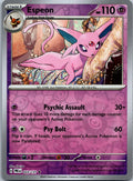 Espeon 033/131 Holo Rare SV: Prismatic Evolutions Pokemon Near Mint