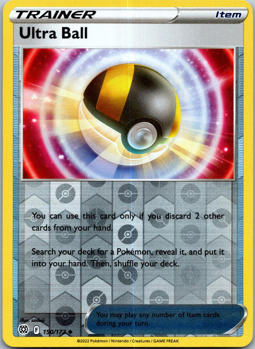 Ultra Ball 150/172 Uncommon Brilliant Stars PKM NM AU Stock Tracked