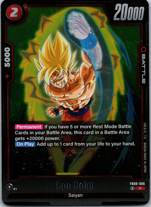 Son Goku FB08-006 R Saiyan's Pride Dragon Ball Super Near Mint