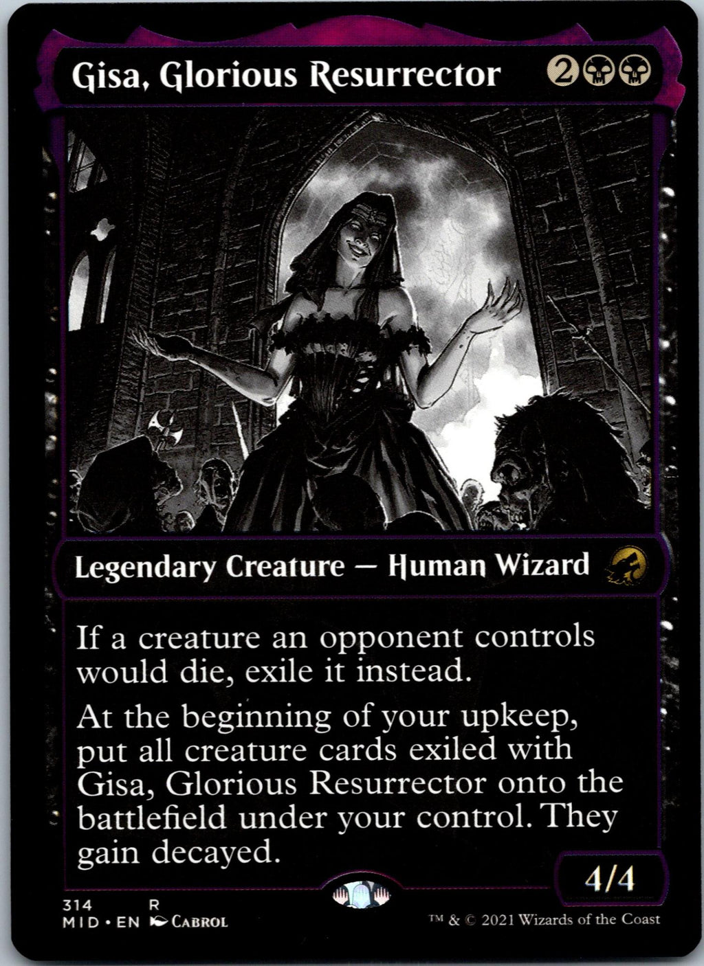 Gisa, Glorious Resurrector (Showcase) Magic The Gathering NM