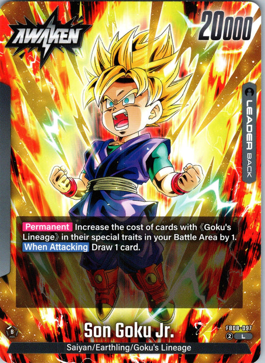 Son Goku Jr. FB08-097 L Saiyan's Pride Dragon Ball Super Near Mint