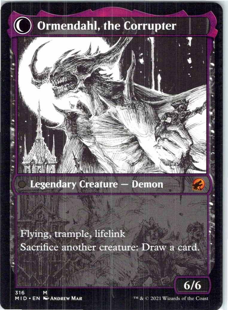 Jerren, Corrupted Bishop Innistrad: Midnight Hunt Magic: The Gathering NM