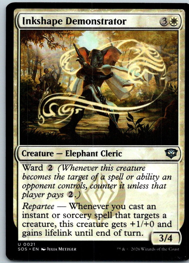 Inkshape Demonstrator 21 Uncommon Secrets of Strixhaven Magic: The Gathering NM