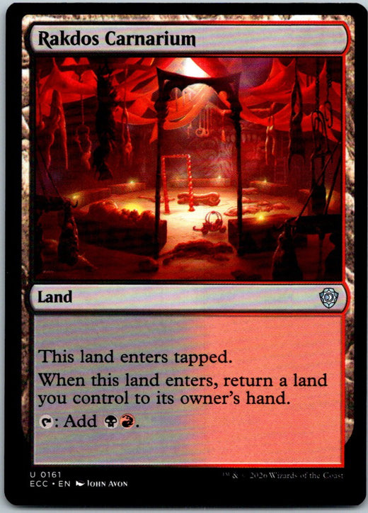 Rakdos Carnarium 161 Uncommon Commander: Lorwyn Eclipsed Magic: The Gathering NM