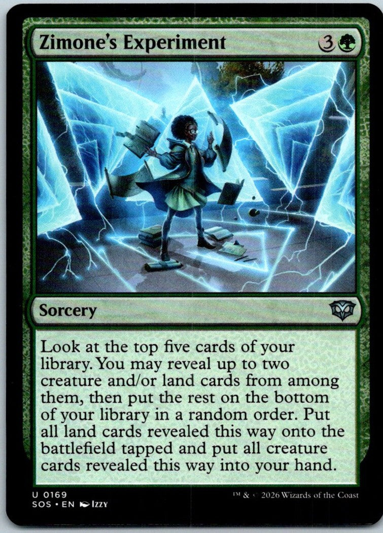 Zimone's Experiment 169 Uncommon Secrets of Strixhaven Magic: The Gathering NM