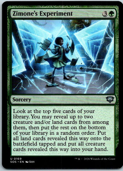 Zimone's Experiment 169 Uncommon Secrets of Strixhaven Magic: The Gathering NM
