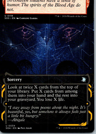 Stargaze 34 Secrets of Strixhaven: Mystical Archive Magic: The Gathering NM