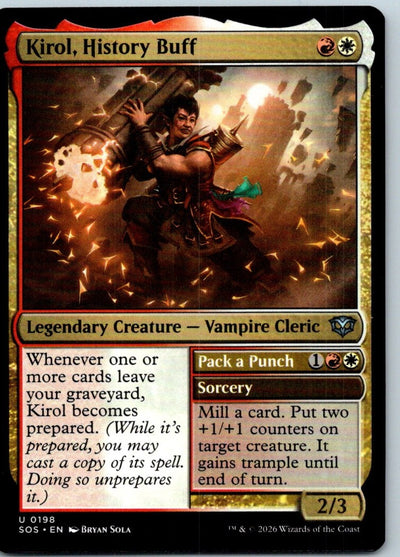 Kirol, History Buff 198 Uncommon Secrets of Strixhaven Magic: The Gathering NM