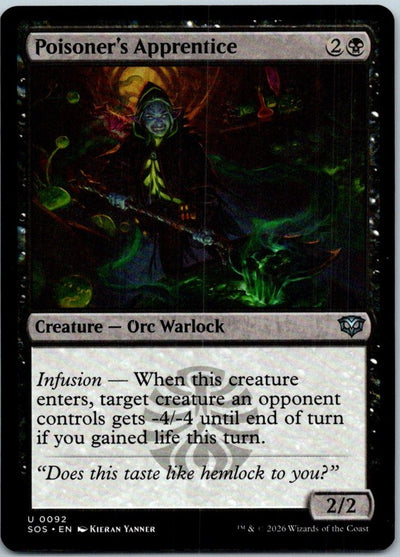 Poisoner's Apprentice 92 Uncommon Secrets of Strixhaven Magic: The Gathering NM