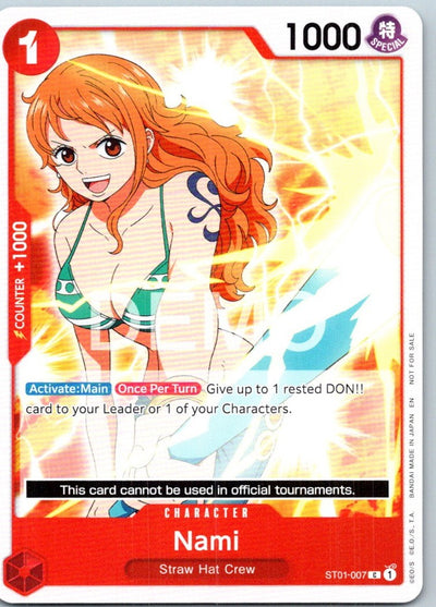 Nami ST01-007 Super Pre-Release Starter Deck 1: Straw Hat Crew One Piece NM