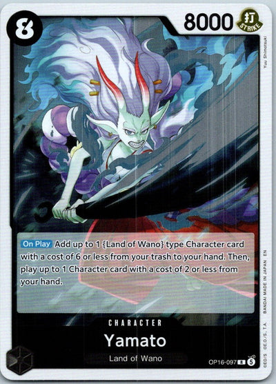 Yamato (097) OP16-097 Rare The Time of Battle One Piece Foil Near Mint