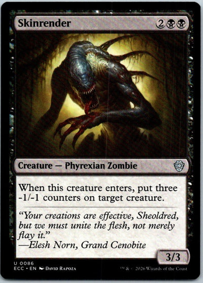 Skinrender 86 Uncommon Commander: Lorwyn Eclipsed Magic: The Gathering Near Mint