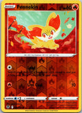 Fennekin 025/195 Common Silver Tempest Pokemon Reverse Holo Near Mint