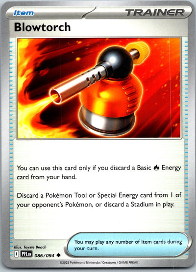 Blowtorch 086/094 Uncommon Phantasmal Flames Pokemon Near Mint