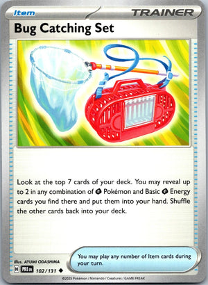 Bug Catching Set 102/131 Uncommon Prismatic Evolutions Pokemon Near Mint