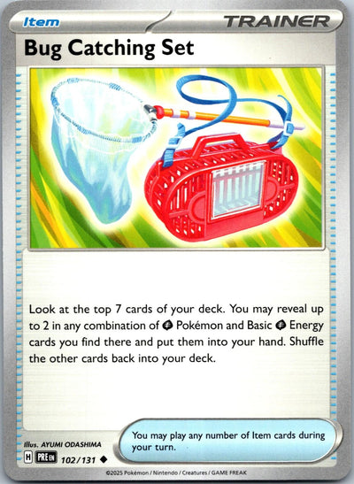 Bug Catching Set 102/131 Uncommon Prismatic Evolutions Pokemon Near Mint