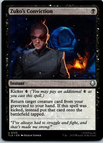 Zuko's Conviction 123 Avatar: The Last Airbender Magic: The Gathering Foil NM