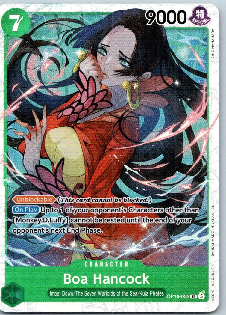 Boa Hancock OP16-032 Super Rare The Time of Battle One Piece Foil Near Mint