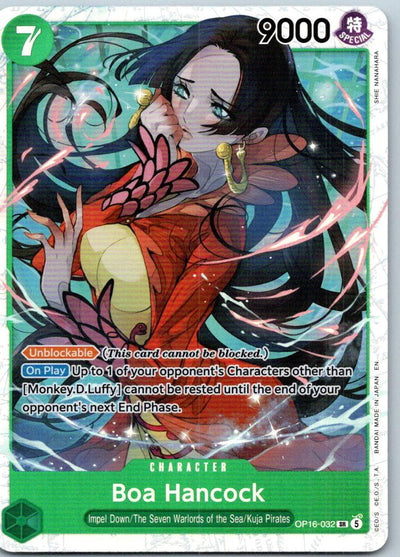Boa Hancock OP16-032 Super Rare The Time of Battle One Piece Foil Near Mint