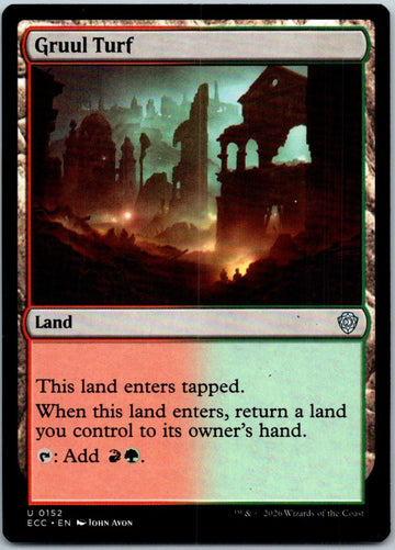 Gruul Turf Uncommon Commander: Lorwyn Eclipsed Magic: The Gathering NM