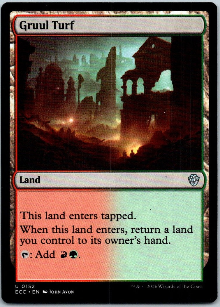 Gruul Turf Uncommon Commander: Lorwyn Eclipsed Magic: The Gathering NM