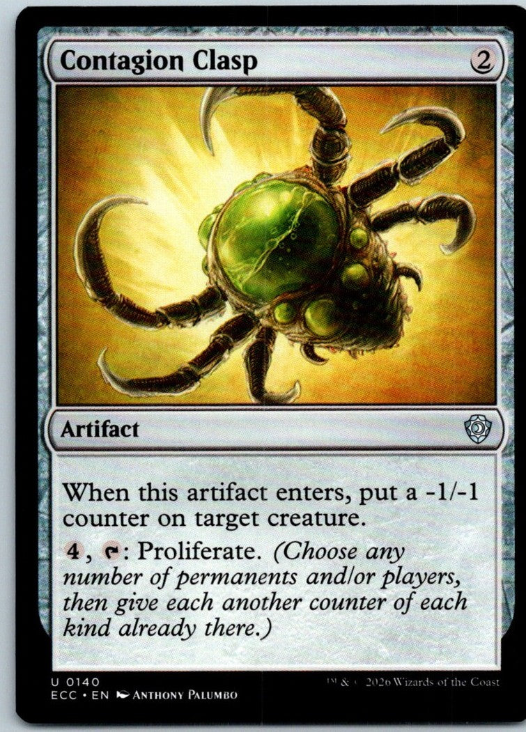 Contagion Clasp 140 Uncommon Commander: Lorwyn Eclipsed Magic: The Gathering NM