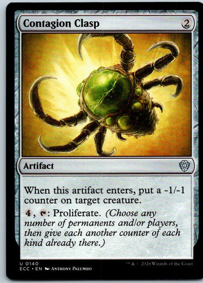 Contagion Clasp 140 Uncommon Commander: Lorwyn Eclipsed Magic: The Gathering NM