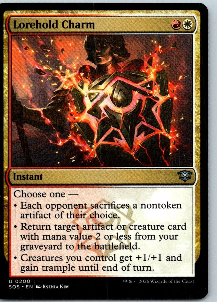 Lorehold Charm 200 Uncommon Secrets of Strixhaven Magic: The Gathering Near Mint