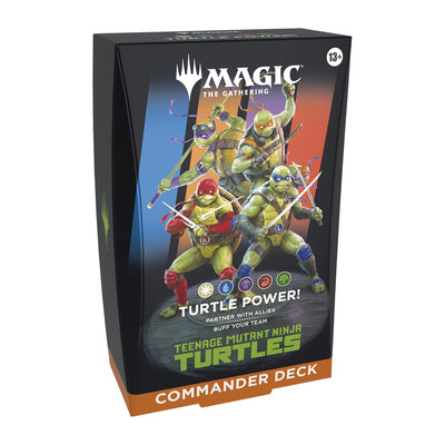 MTG Teenage Mutant Ninja Turtles Turtle Power! Commander Deck Sealed TMNT Magic sealed deck